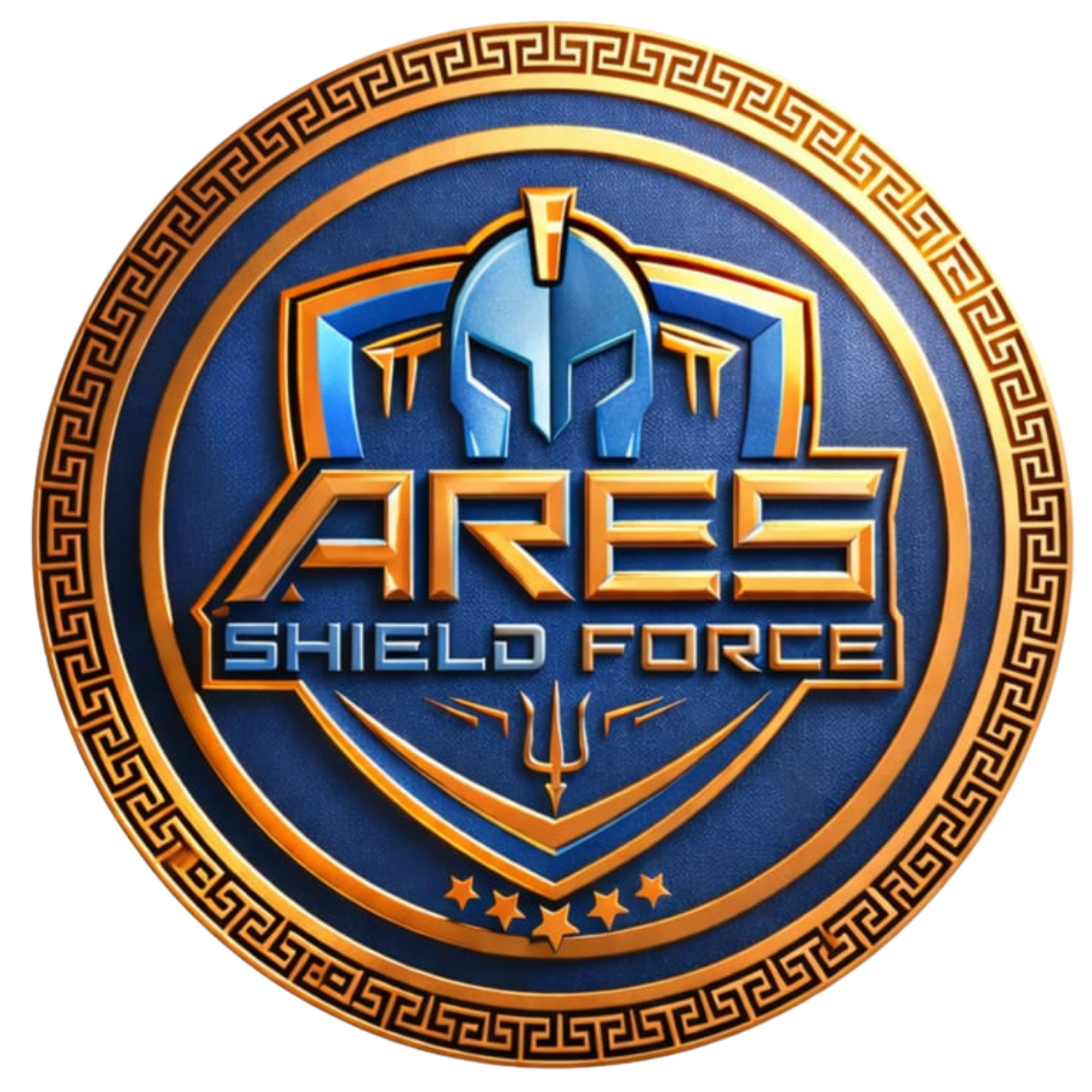 Ares Shield Force official security company logo providing maritime security, land security, VIP protection and security recruitment services